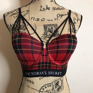Victoria’s Secret Fashion Show Balmain Plaid Bra